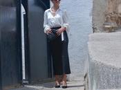 Satin skirt bluse