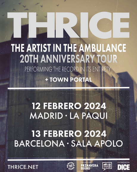 Thrice anuncian conciertos en Madrid y Barcelona