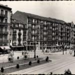 El tranvía por las calles de Burgos y Jesús de Monasterio