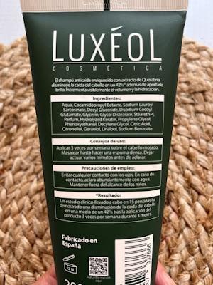 ¿Pelo más fuerte? Opinión sobre LUXEOL 03