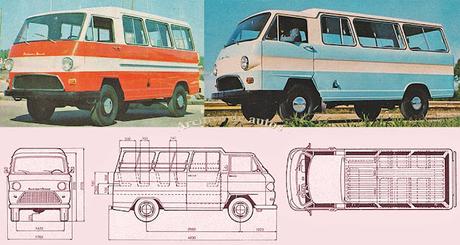 Rastrojero Diesel F-71 Microómnibus 1974