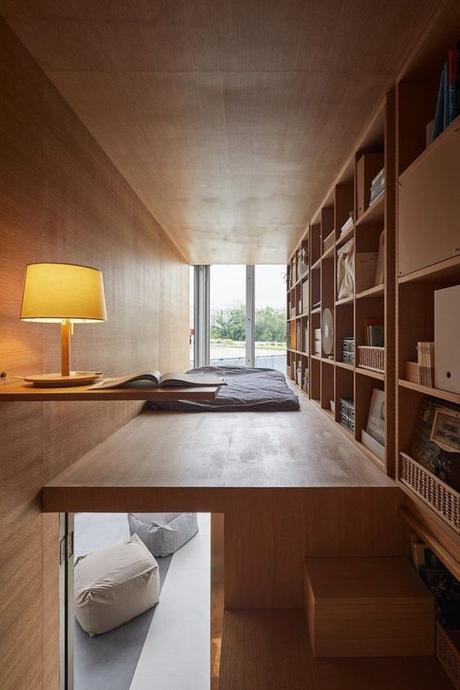 ¿Cómo diseñar los interiores de habitaciones minimalistas pequeñas? Aprovechar la altura en habitaciones minimalistas pequeñas