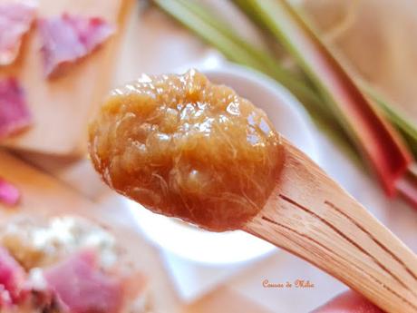 Chutney de ruibarbo y jengibre Chutney de ruibarbo y jengibre