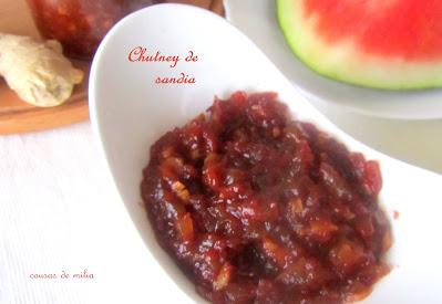 Chutney de sandia Chutney de sandia