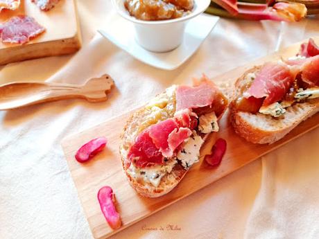 Chutney de ruibarbo y jengibre Chutney de ruibarbo y jengibre