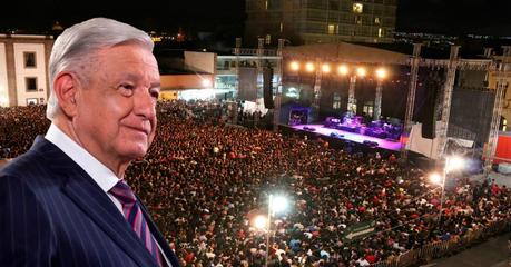 López Obrador felicita al alcalde Enrique Galindo por impulsar eventos inclusivos en San Luis Potosí