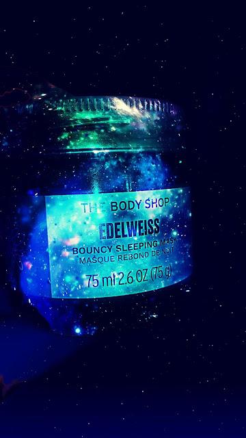 💫Mascarilla de Noche Edelweiss Bouncy - The Body Shop💫  Viernes de Spa!!