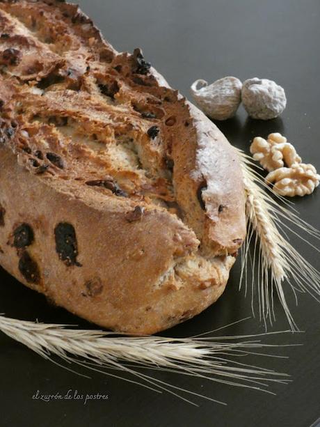 Hogaza de Pan con Higos y Nueces