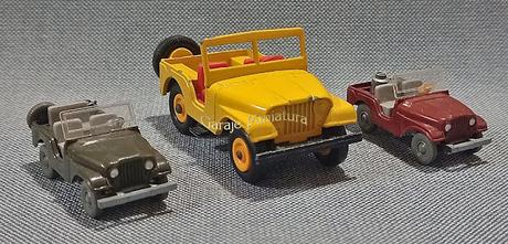 Jeep de Matchbox y Wiking conservados desde mi infancia