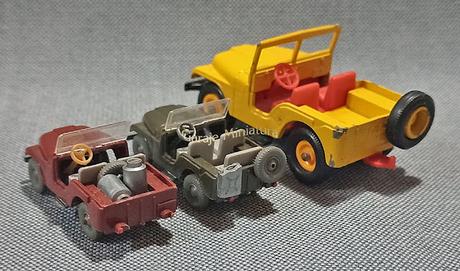 Jeep de Matchbox y Wiking conservados desde mi infancia