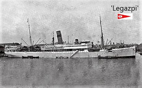 EL VAPOR 'LEGAZPI', HUNDIDO POR LA AVIACIÓN FRANQUISTA (1937)