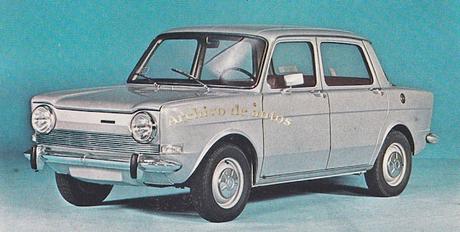 Simca 1000 presentado en Francia en octubre de 1961