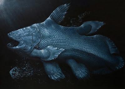 Las oscuras pinturas paleontológicas de Konstantin Korobov