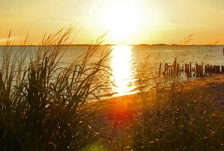 Atardecer en Ragged Point Cove, Cherry Beach, Maryland