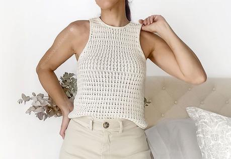 Tank Top de Punto NATURtop – Patrón y Tutorial Tank Top de Punto NATURtop – Patrón y Tutorial