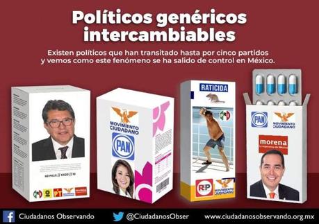 Cambios de Partido: Una Tendencia Al Alza Entre Políticos Mexicanos