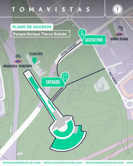 Plano Recinto Festival Tomavistas 2023