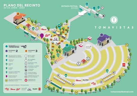 Plano Recinto Festival Tomavistas 2023