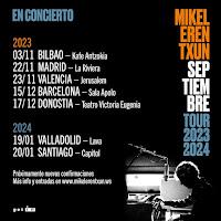 Mikel Erentxun presenta sus nuevas fechas de gira en 2023 y 2024