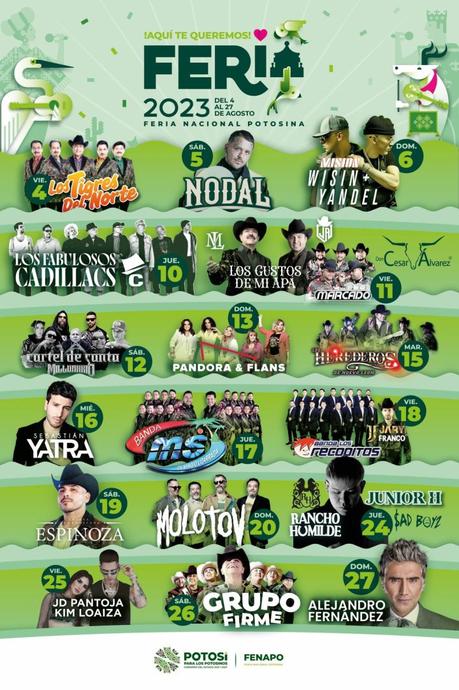 La Feria Nacional Potosina (Fenapo) 2023 promete ser la mejor feria del país, declara el Gobernador Ricardo Gallardo La Feria Nacional Potosina (Fenapo) 2023 promete ser la mejor feria del país, declara el Gobernador Ricardo Gallardo