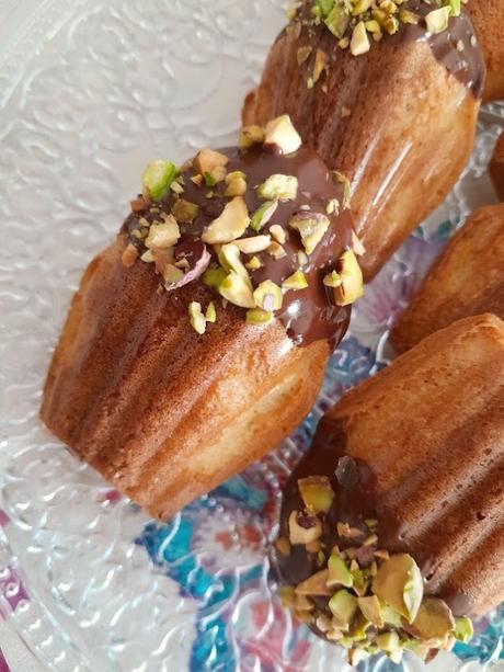 Madeleines de pistacho Madeleines de pistacho