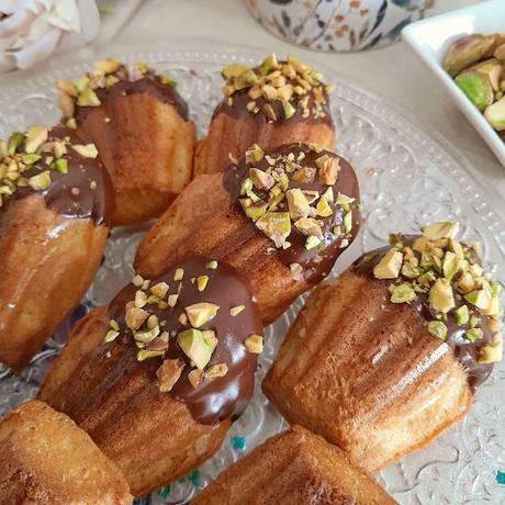Madeleines de pistacho Madeleines de pistacho