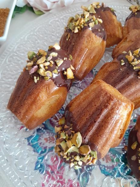 Madeleines de pistacho Madeleines de pistacho