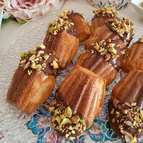 Madeleines de pistacho Madeleines de pistacho