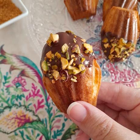 Madeleines de pistacho Madeleines de pistacho