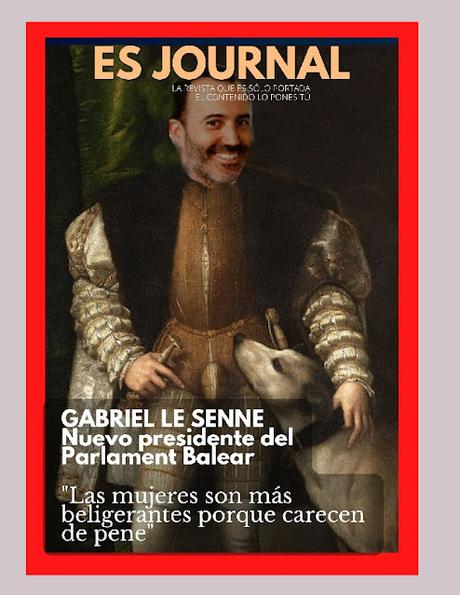 El nuevo presidente del Parlamento balear sostiene que “las mujeres son más beligerantes porque carecen de pene”.