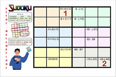 SUDOKU EN EL AULA Desafío matemático, Reto matemático, Problema matemático, Acertijos, Acertijos matemáticos, Retos mentales, Retos visuales, Sudoku, Puzzle matemático, Sudoku en el aula, Sudoku en clases, Sudoku escolar, Sudoku educativo