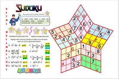 SUDOKU EN EL AULA Desafío matemático, Reto matemático, Problema matemático, Acertijos, Acertijos matemáticos, Retos mentales, Retos visuales, Sudoku, Puzzle matemático, Sudoku en el aula, Sudoku en clases, Sudoku escolar, Sudoku educativo