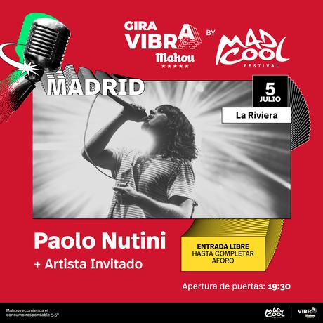 Paolo Nutini, gratis en La Riviera en el final de la Gira Vibra Mahou by Mad Cool 2023
