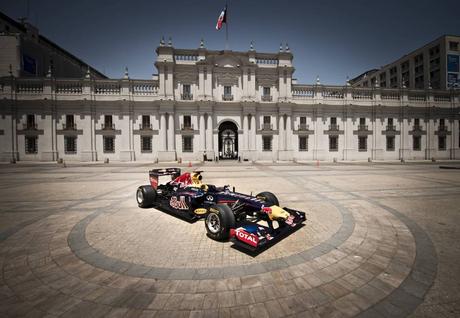 El próximo 12 de noviembre Oracle Red Bull Racing llegará a las calles de Santiago de Chile