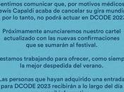 Lewis Capaldi estará DCode 2023