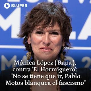 La actriz Mónica López, se negó a ser entrevistada por Motos, en el Hormiguero.