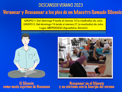 Descanser Verano 2023. Compartir nuestra presencia silenciosa. hacer
