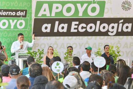 Gobernador Ricardo Gallardo Cardona da inicio al programa de reforestación en San Luis Potosí