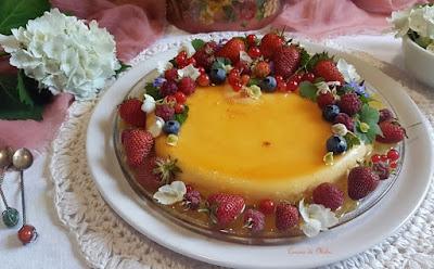 Tarta de quesitos con frutos rojos Tarta de quesitos con frutos rojos