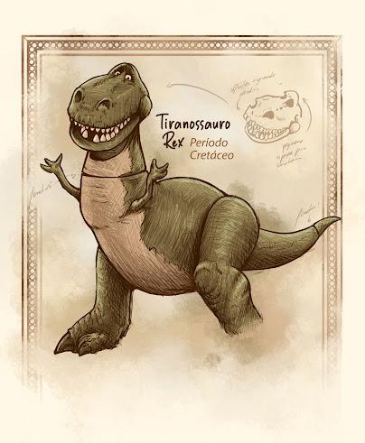El bestiario dinosauriano de Larissa Villela
