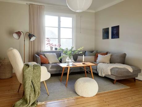 Cocina rústica en apartamento nórdico Cocina rústica en apartamento nórdico