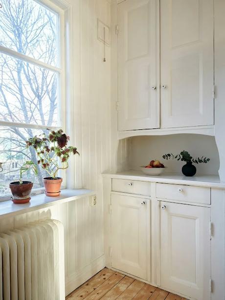 Cocina rústica en apartamento nórdico Cocina rústica en apartamento nórdico