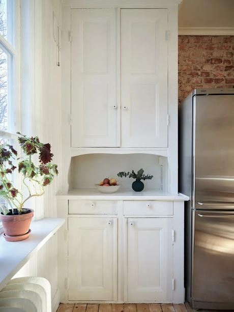 Cocina rústica en apartamento nórdico Cocina rústica en apartamento nórdico