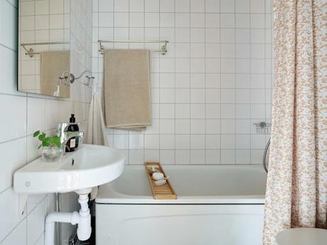 Cocina rústica en apartamento nórdico Cocina rústica en apartamento nórdico