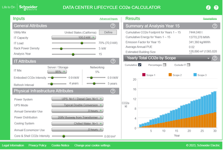 Schneider Electric lanza la primera calculadora de emisiones de CO2 gratuita para medir la huella medioambiental de los centros de datos