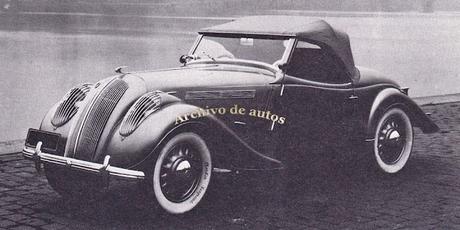 Ŝkoda Popular Sport Montecarlo Roadster del año 1937