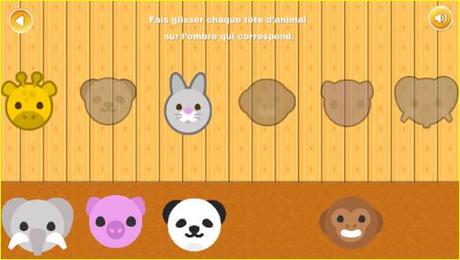 2 Juegos de sombras de animales 2 Juegos de sombras de animales