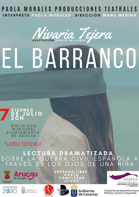 El Barranco, este viernes 7 de Julio en Arucas, por Manu Medina
