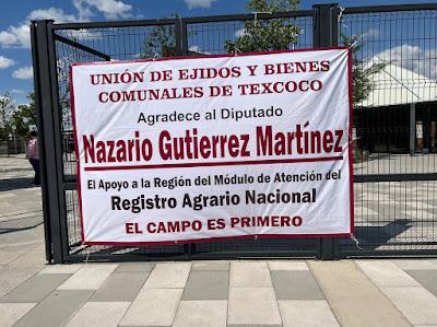 NAZARIO GUTIÉRREZ MARTÍNEZ SUMA ESFUERZOS Y GESTIÓN ANTE EL RAN, PARA EL BENEFICIO DE LAS COMUNIDADES RURALES