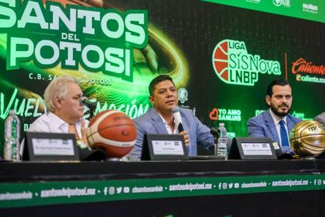 Santos del Potosí regresa a la Liga Nacional de Baloncesto Profesional con fuerte apoyo gubernamental y de patrocinadores